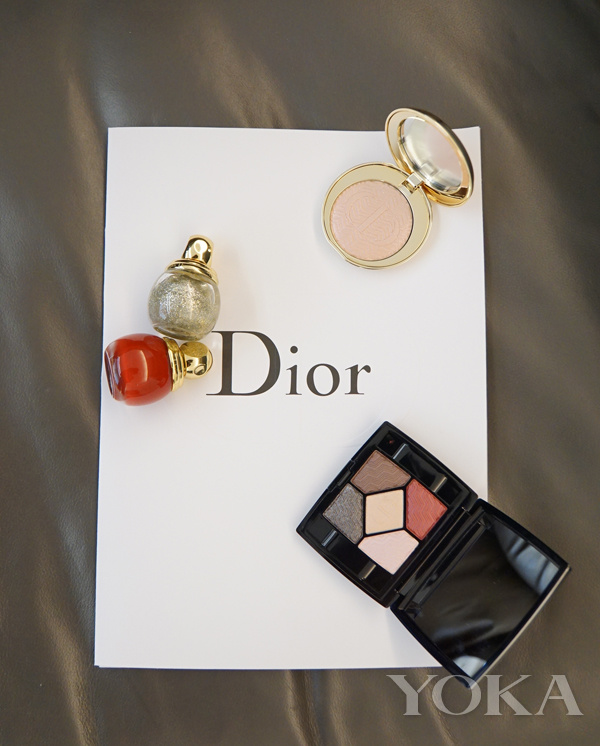 Dior 2015 Christmas makeup modern gold series