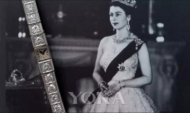 1953 coronation day wearing Jaeger LeCoultre Joaillerie 101 Rivi è re watch