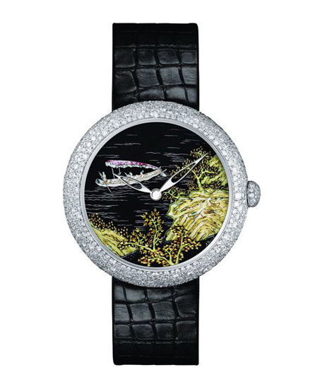 Chanel (Chanel) poetic Chinese wind enamel watches